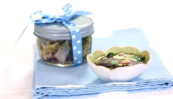 Pickled Norwegian Herring with Coriander and Ginger