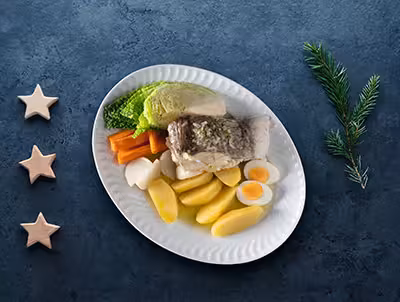 Norwegian Clipfish with everything