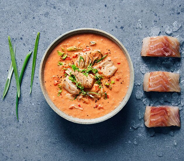 Eastern Inspired Fish Soup with Norwegian Saithe