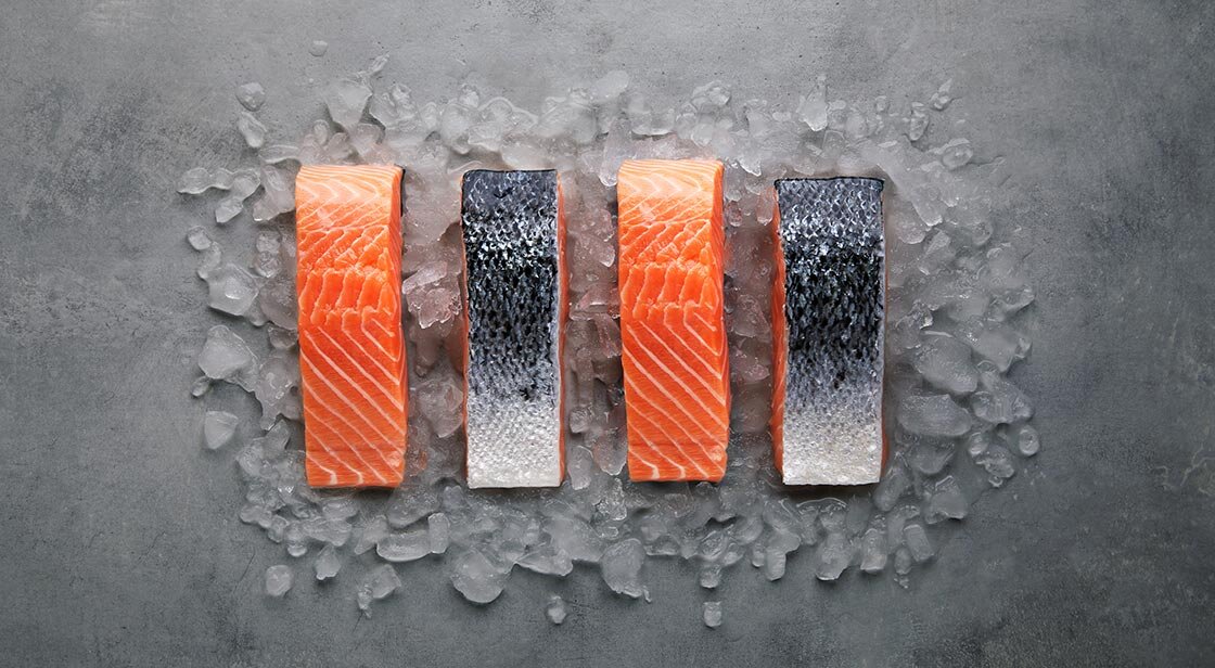 Norwegian salmon fillets