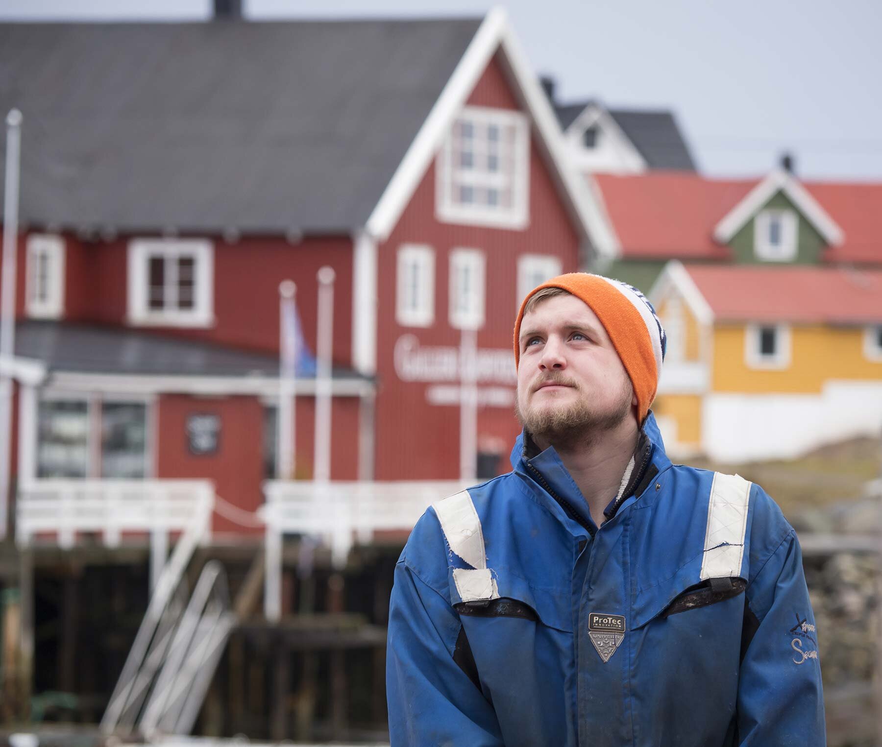 Fisherman Asle Jørgensen at the docs